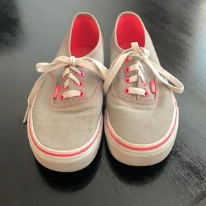 Pink and Grey Vans